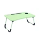 Подставка для ноутбука столик Laptop Table с 4 USB портами фонариком и вентилятором, Салатовый - изображение 2