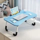 Подставка для ноутбука столик Laptop Table с 4 USB портами фонариком и вентилятором, Голубой - изображение 5