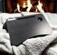 Подставка для ноутбука столик Laptop Table с 4 USB портами фонариком и вентилятором, Черный - изображение 11