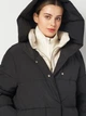 Пуховик зимний женский Olanmear 921 48 Черный (ROZ6501102236) - изображение 4