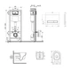 Готовое решение Qtap для ванной комнаты: подвесной унитаз Swan Ultra Quiet 485x360x320 + комплект инсталляции Nest 4 в 1 (линейная клавиша Matt Black) - изображение 2