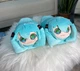Домашние Тапочки Игрушки Кигуруми Kigurumi Хацуне Мику Мягкие Теплые Для Девочки Голубой 35-41 (Д753204) - изображение 2