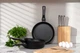 Сковорода глубокая со съемной ручкой Ardesto Gemini Bari AR1224B 24 см черная - изображение 10