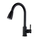 Смеситель-кран для кухни Kraft KF557 с выдвижной лейкой Black - изображение 2