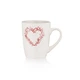 Кружка Ardesto Heart AR3467W 320 мл белая - изображение 1