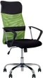 Крісло Nowy Styl ULTRA ordf GTP TILT CHR68 P OH/8 C-11 ECO-30 Чорне з зеленим - зображення 1