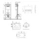 Подвесной унитаз Qtap Gemini Ultra Quiet + инсталляция Qtap Nest 4 в 1 (линейная клавиша Black mat) - изображение 2