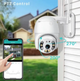 Беспроводные Wi-Fi камеры видеонаблюдения для охраны дома 2mp,Поворотные наружные camera, - изображение 4