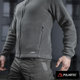 Тактична флісова кофта M-Tac Nord Fleece Polartec, розмір S, колір Dark Grey - изображение 6