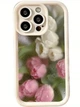 Панель Квіти дощу для Apple Iphone 13 Pro Beige - зображення 1