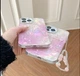 Панель TulipsPinkGradient із браслетом для Apple Iphone 12 Pro Pink - зображення 3