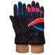 Перчатки горнолыжные теплые детские SP-Sport C-51-1 (р-р M-L, L-XL, уп.-12пар, цена за 1пару, цвет черный-красный-синий) - изображение 1
