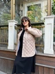 Жіноча коротка куртка 50-52 бежевий (1098ЯС) - зображення 2