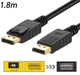 Кабель DisplayPort - DisplayPort 1.8 м DP v1.2 10,8 Гбит/с 4K*2K 30 Гц Черный - изображение 2