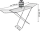 Сушилка для белья Casa Si Kolibri напольная 18 м White (CS42191C06D) (DAS302860) - изображение 6
