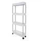 Складная полка органайзер для кухни и ванной на колесиках Ruhhy 24291 - изображение 1