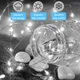 Гірлянда світлодіодна кінський хвіст GarlandoPro 200LED Роса 2м 10 ліній Білий 1733011W - зображення 3