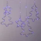 Гирлянда штора светодиодная GarlandoPro звезда и елка 120LED 3х0,9 м 8 режимов Синий 1733070BL - изображение 7