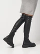 Женские зимние ботфорты Ashoes Чулок 38 24.5 см Черные (ROZ6501005533) - изображение 7