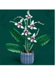 Конструктор великий 41 см Орхідея з п'ятьма бутонами 728 деталей Flowers Bouquet , конструктор для інтер'єру Орхідея в коробці 40х33см - зображення 6