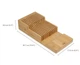 Великий дворівневий органайзер для ножів DrawerStore™ Bamboo 851695 - зображення 4