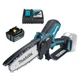 Пила ланцюгова акумуляторна Makita DUC150 BEO2 (15 см, 8 м/с, 320 Вт, BL, LXT, комплект) - зображення 1