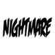 Наклейка на Авто / Мото / Витрину на Стекло Кузов " Хэллоуин - Halloween - Кошмар - Nightmare " черный цвет - изображение 1