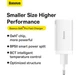 Мережевий зарядний пристрій Baseus 65W GaN5 Pro Fast Charger CCGP120202 USB + 2USB-C White - зображення 11