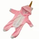 Одежда для куклы Беби Борн 40 - 43 см / Baby Born кигуруми / комбинезон Единорожка розовый 8630 - изображение 3