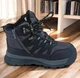 Зимние термо ботинки дутики для мальчика подростка на овчине ТОМ М 11349В черные с серым 36 (стелька 22,3см) - изображение 9