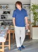 Поло длинное мужское Uniqlo 550646896 3XL Синее (1159815414) - изображение 4