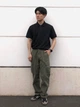 Поло длинное мужское Uniqlo 986870571 2XL Черное (1159815423) - изображение 3