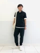 Поло длинное мужское Uniqlo 986870571 2XL Черное (1159815423) - изображение 5