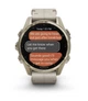 Смарт-часы GARMIN Fenix 8 43mm AMOLED Sapphire Soft Gold with Limestone Leather Band (010-02903-40) - изображение 6