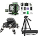 Лазерный 4D уровень Huepar S04CG+ поворотная платформа Huepar + штатив Huepar 1,4м - изображение 7
