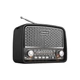 Колонка-радиоприемник портативный Real-El X-520 Black, 3 Вт, пластиковый корпус, FM/AM/SW, USB, SD/microSD, аккумулятор - изображение 1