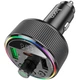 FM-трансмиттер Hoco E82 Guerrero 30W Black Bluetooth5.3/USB с RGB-подсветкой быстрая зарядка Type-C&USB (PD3.0+QC3.0) - изображение 3