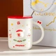 Новогодняя чашка с крышкой и ложкой "Санта", 360мл, керамика, Белый Сhristmas - изображение 9