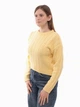 Светр жіночий жовтий укорочений 8423-1 ONE SIZE - зображення 5