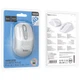 Беспроводная компьютерная мышь Hoco GM28 2.4G White / Gray - изображение 5