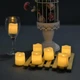 Свічка LED електронна 4 х 3,7 см тепле світло батарейки в комплекті - зображення 10