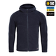 Тактична флісова кофта M-Tac Sprint Fleece Polartec, розмір XL, колір Dark Navy Blue - изображение 2