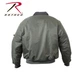 Куртка бомбер Rothco MA-1 Flight Jacket Olive 2860 мужская, авиационная куртка пилот S - изображение 3