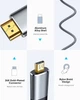 Кабель перехідник 4К Micro HDMI - HDMI v2.0 60Hz 18Gbps Aluminum Gold-plated Shell Neylon, 2м (48770) - зображення 2