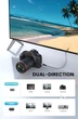 Кабель перехідник 4К Micro HDMI - HDMI v2.0 60Hz 18Gbps Aluminum Gold-plated Shell Neylon, 2м (48770) - зображення 4