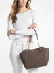 Сумка жіноча Michael Kors Jet Set Large Signature Logo Shoulder Bag коричнева (35S4GTVT3B) - зображення 6