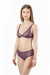 Бюстгальтер женский мягкая чашка из сеточки Felisiya Lingerie Фиолетовый 2007-2817с L - изображение 3