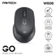 Мышь компьютерная безпроводная Fantech GO W606 |2.4G, 1000/1200/1600dpi| Черный - изображение 4