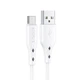 Кабель Borofone BX48 USB to Type C 3A 100 см White - зображення 1