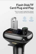 Багатофункціональний зарядний пристрій Baseus Fresh-2020 / 2-USB & Type C (5А) / Quick Carge (4.0) / Bluetooth (5.0) з комплексним захистом від перевантажень - зображення 4